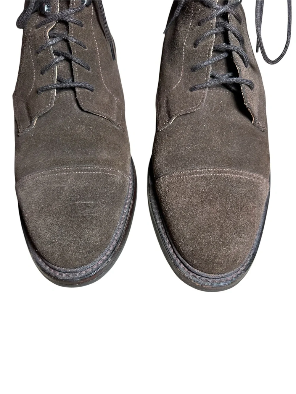 Crockett And Jones For Brooks Brothers Brown Suede Boot Size 8.5D US Made In UK